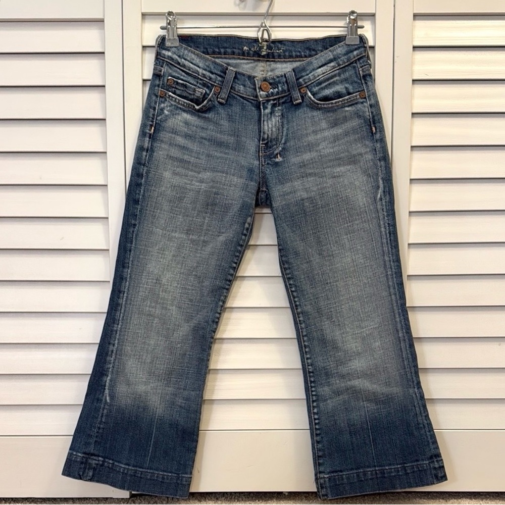 7 For All Mankind | Vintage Women's Low Rise Capris